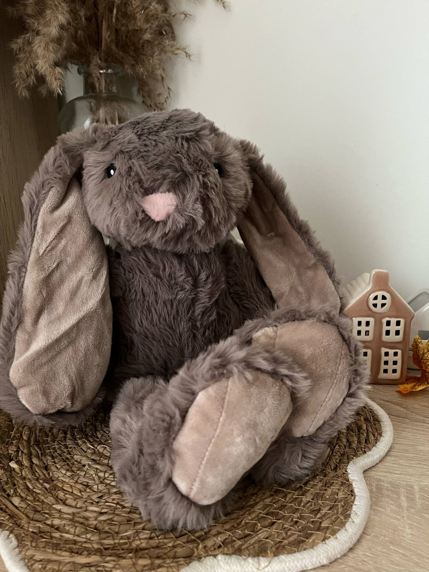 Lapin de naissance personnalisé – Prénom, date, heure, poids & taille | Cadeau bébé unique
